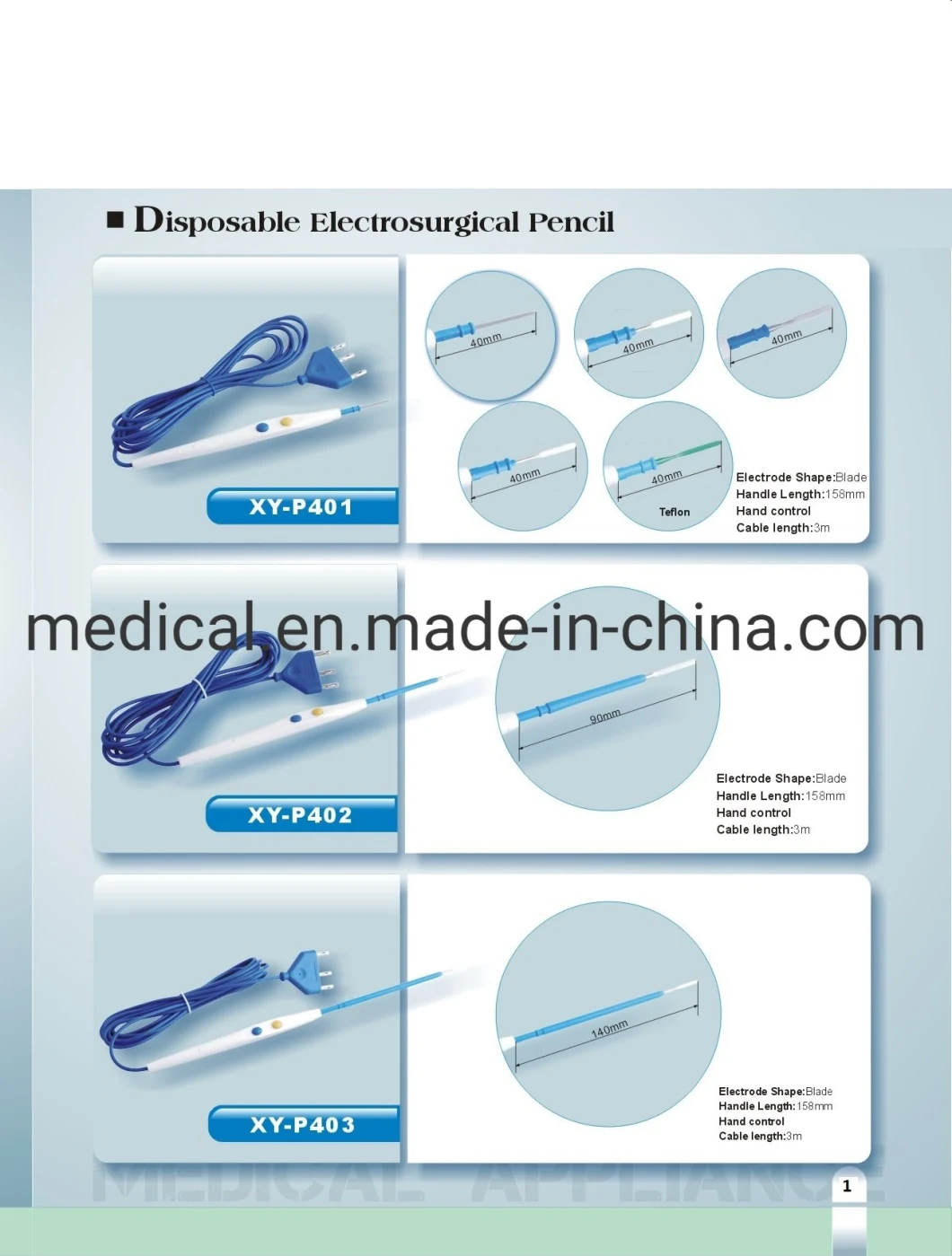 Disposable Electrocoagulation Bipolar Forceps Electrosurgical Bipolar Forceps