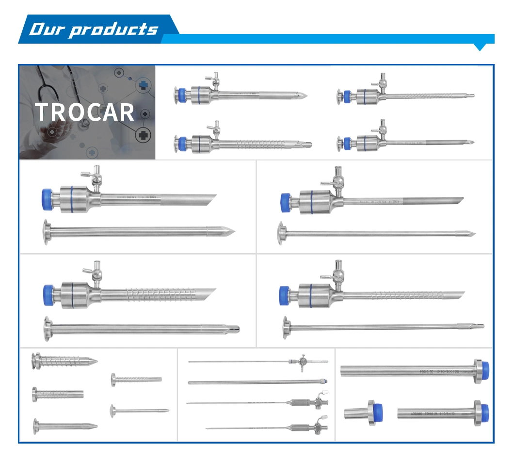 High Quality Laparoscopic Forceps Bipolar Forceps 5mm Laparoscopic Insulated Single Action Medical Surgical Instruments Chinese Manufacture Trocar